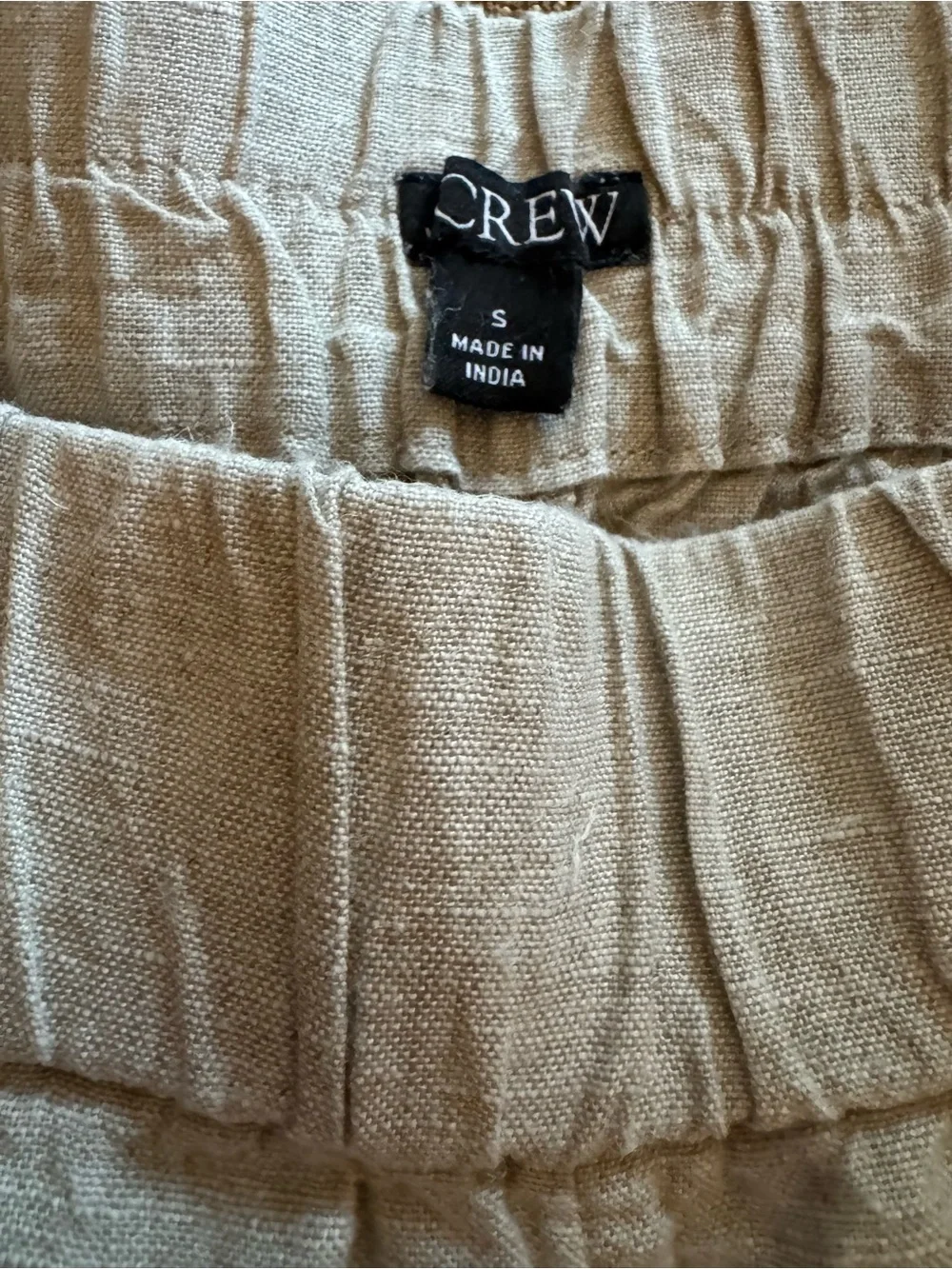 NLA Never Worn J. Crew 100% Linen Shorts with a 6 inch inseam